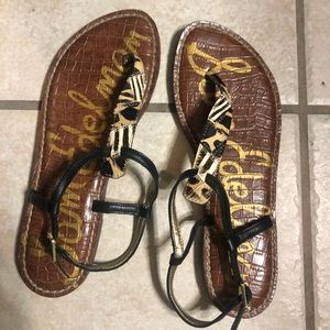 Sam Edelman 7.5 Animal Print Sandals